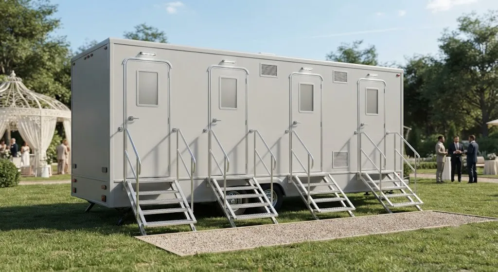 4 Stall Restroom Trailer in Riverview, FL