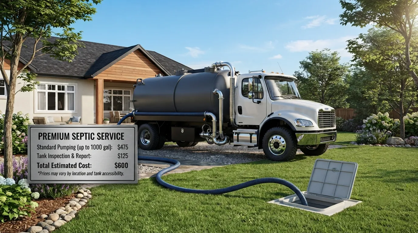 Septic Tank Pumping Cost in Riverview, FL